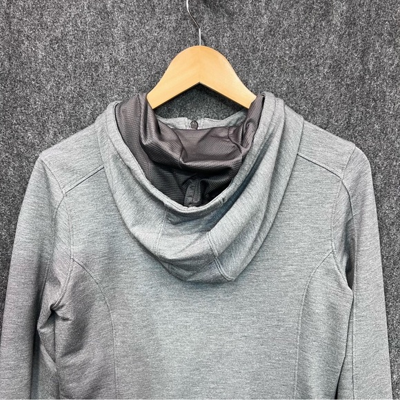 UNDER ARMOUR Women’s Gray Full Zip Hoodie Hooded Sweatshirt Size Small - Picture 10 of 11